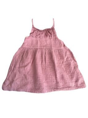 Zara Pink Kids Muslin Dress‎